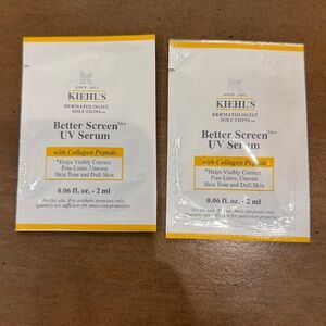New! 2 Kiehl’s Better Screen UV serum